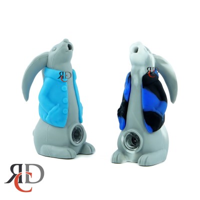 SILICONE HAND PIPE RABBIT SP511 1CT